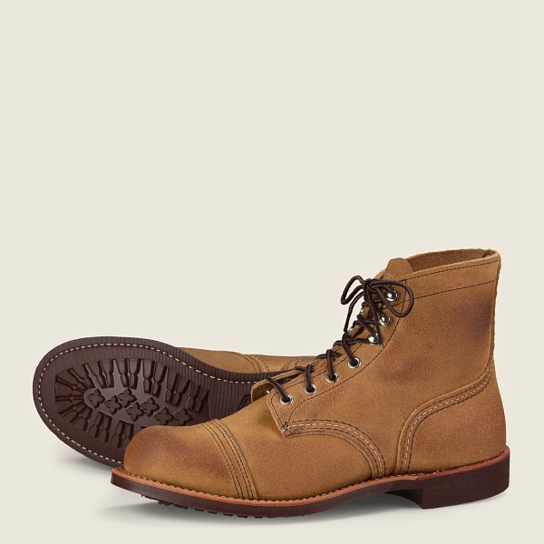 Botas Red Wing Heritage Hombre Kaki - Iron Ranger - 6-Inch Muleskinner Cuero - 427-UBTOEN